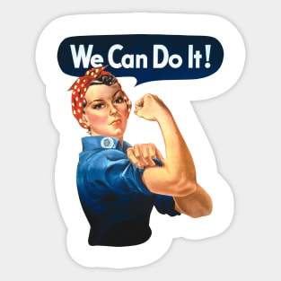 we can do it Sticker